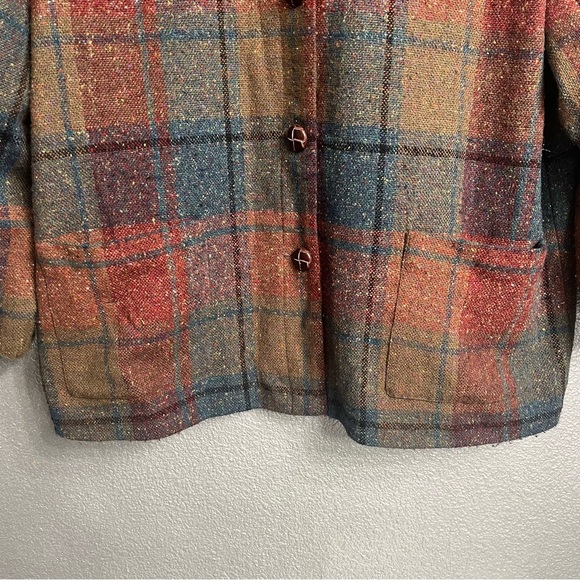 Norton McNaughton Vintage Wool Plaid Jacket - Picture 6 of 8